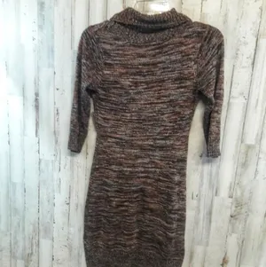 Alyx Limited Brown Sweater Dress Belted Knit Short v6x thumbnail 2