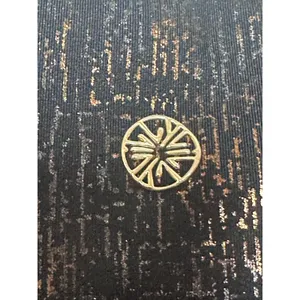 Lilly Pulitzer Sabbia Luxletic Skort Black Gold Metallic Foil Activewear Women M thumbnail 6