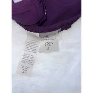 NWOT Calia Women's Purple Sports Bra Size Small Criss-Cross Front‎ Activewear thumbnail 6