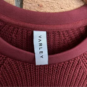 Varley Matteson Knit Sweater Russett Brown Anthropologie Long Tunic Knit XS thumbnail 3