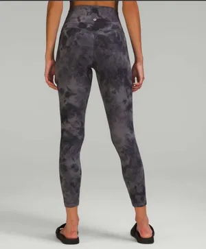 Lululemon Align High-Rise Pant 25" - Diamond Dye Pitch Grey Graphite Grey thumbnail 2