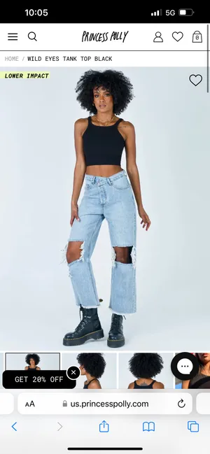 Princess Polly Crop Top thumbnail 3