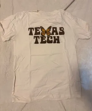 Texas Tech T Shirt White Size L thumbnail 1