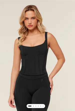 Gymshark Corset Tank Top thumbnail 1