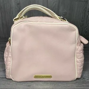 Betsey Johnson purse / lunch bag rabbit bunny rhinestone bag thumbnail 4