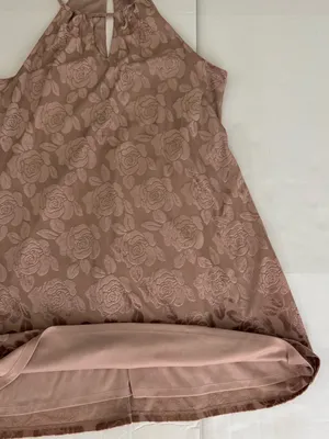 Candie’s Velvet Rose Mini Dress XL Blush Pink Burnout Floral Party Cocktail thumbnail 11