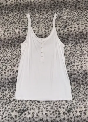 Aerie Buttoned Tank thumbnail 1
