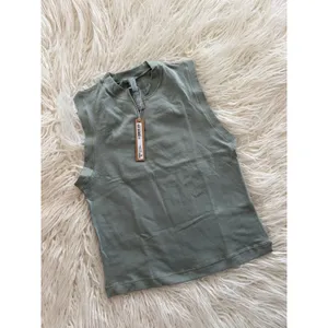 Skims Cotton Jersey Mock Neck Tank Mineral Size Medium thumbnail 3