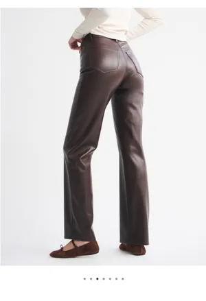 Abercrombie Leather Pants thumbnail 2