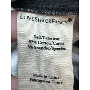 LoveShackFancy Meyerson Flare Pant vintage floral stripe‎ sz 00 thumbnail 5