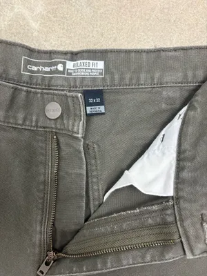 Carhartt green women’s work pants thumbnail 2