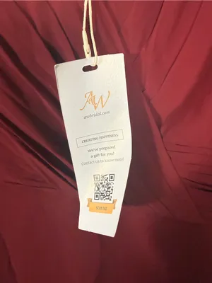 NWT AW Bridal Polly Bridesmaid Maxi Dress Jester Red Size 14 thumbnail 7