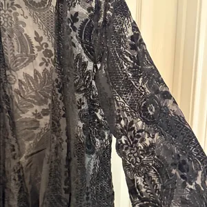 Velvet burnout paisley open kimono thumbnail 11