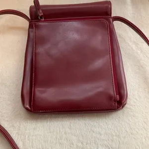 Nine West Wine Red Crossbody Bag with Front Zip thumbnail 6