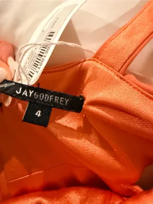 Jay Godfrey Coral-Orange Women’s One-Piece Romper thumbnail 5