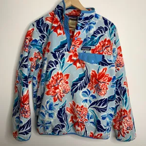 Patagonia Synchilla Snap-T Fleece Pullover Hawaiian Manoa Dusk Blue Small Rare thumbnail 2