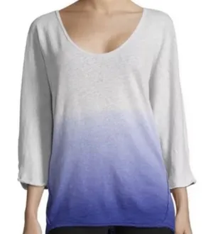 We The Free purple ombre slouchy linen-cotton top thumbnail 1