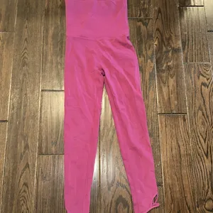 FREE PEOPLE movement pink leggings size xSmall thumbnail 4