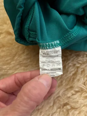 Amazon High-Waist Performance Shorts - Teal & Mustard thumbnail 3