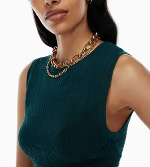 Aritzia Babaton Pointelle Top | Green | NWOT | Large thumbnail 3