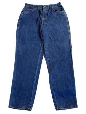 Chic Jeans Women 18W Vintage 90s Mom Jeans High Waisted Made in USA Dark Wash thumbnail 1