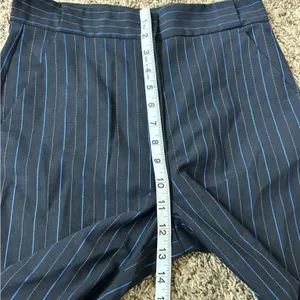 Pinko Navy Blue Pinstripe Bermuda Shorts School Girl Preppy thumbnail 3