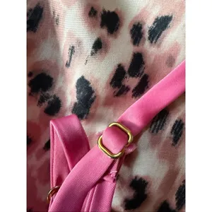 Victoria’s Secret Leopard Print Cami Top Size S Pink Ruffle Trim thumbnail 4