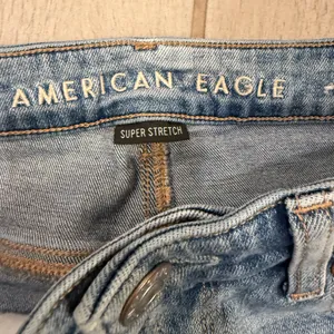 American Eagle Outfitters Faded Blue Ripped Skinny Jeans thumbnail 2