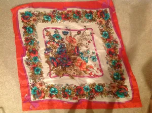 Vintage Floral Scarf- Perfect For Draping thumbnail 7