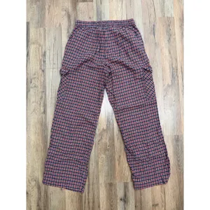 Aerie Plaid Pajama Pants Women's Small Red Navy Cotton Viscose Lounge Sleepwear thumbnail 4