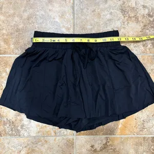 Altar’d State AS Revival Flowy Black Shorts thumbnail 2