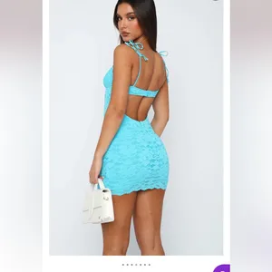 White Fox Take Me Dancing Mini Dress Blue thumbnail 3