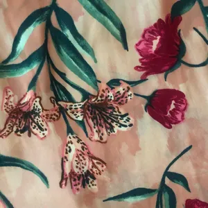Style & Co nwt size XL Pleated Floral Print Top thumbnail 3