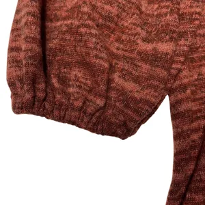 Altar'd State Balloon‎ Sleeve A-Line Sweater Dress Heathered Oranges Medium thumbnail 2