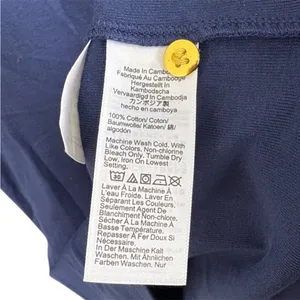 NWT J. Crew Perfect Fit Mock Neck With Gold Buttons Top Blue Size Medium thumbnail 6