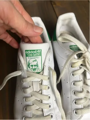 Adidas Stan Smith Womens Size 7 White Green Leather Sneakers B24105 thumbnail 2
