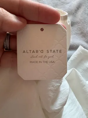Altar'd State Dress White thumbnail 4