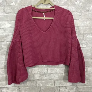 Free People Damsel Rose Bell Sleeve Sweater thumbnail 2