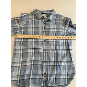 LL Bean Flannel Shirt Women Small Button Up Tartan Plaid 100% Cotton Lumberjack thumbnail 6