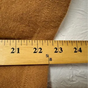 Reformation Brown Organic Cotton Blend V Neck Sweater Women S Bell Sleeve Luxury thumbnail 9
