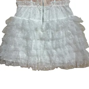 For Love & Lemons White Jules Mini Dress Women’s US L thumbnail 7