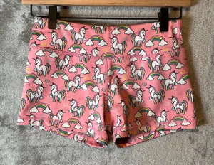 IAB MFG Rainbow Unicorn‎ Workout Shorts Women's Size 4 XS thumbnail 1