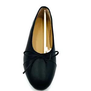 Genuine Leather Flats Casual Shoes Slip on Shoes Sandals Office Ballet Pumps thumbnail 3