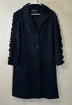 The Fifth Label Womens Winter Coat Sz S Navy Blue Long Two Button Long‎ thumbnail 1