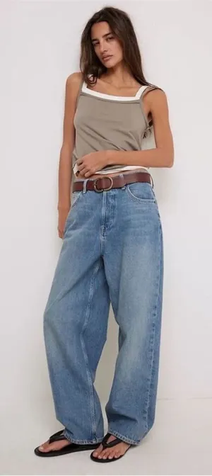 Free People We The Free Cora Slouchy Jeans thumbnail 1