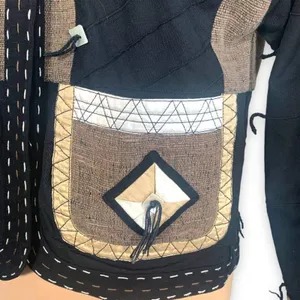 Vintage Yak Magik Jacket 90s‎ Embroidered Western Boho Cropped Black Western thumbnail 5