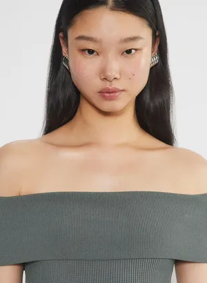 Aritzia Sculpt Knit Off-shoulder thumbnail 4