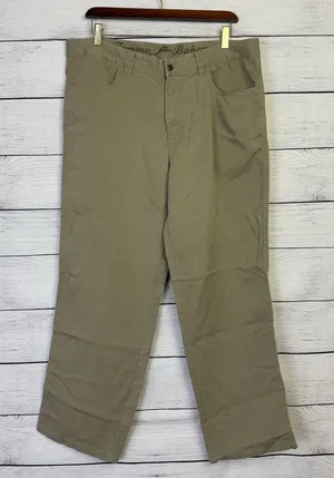 Tommy Bahama Women's Classic Khaki Corduroy Straight Pants Waist‎ Size 36 Casual thumbnail 1