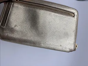 kate spade‎ Metallic Gold Zip Wristlet Wallet thumbnail 8