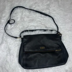 Kate Spade Black Multi Function Bag Shoulder and Crossbody Bag Fold Over thumbnail 1